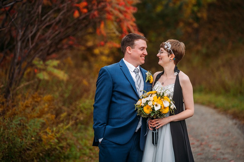 couple smiling at each other