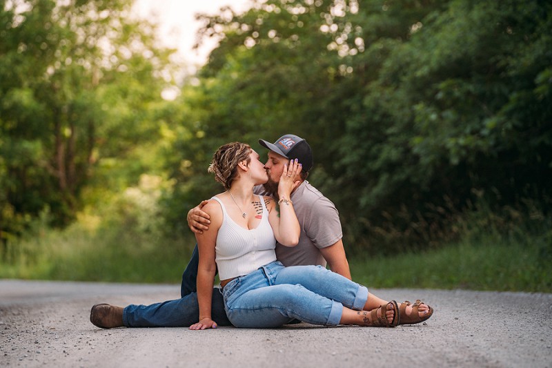 couple sitting together 