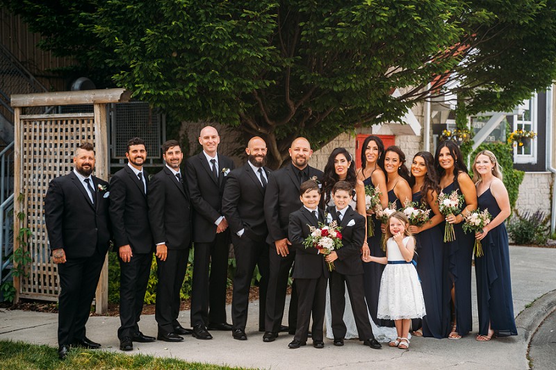 wainfleet engagement with couple looking at camera