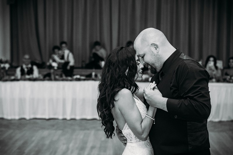wainfleet engagement with couple looking at camera