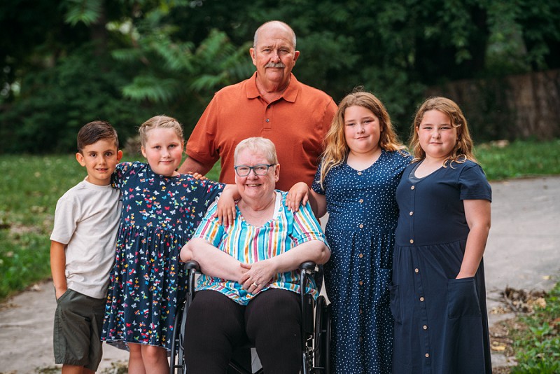 grandparents with grandchildren