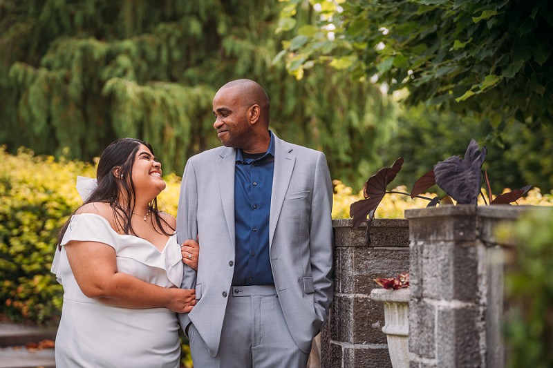 couple looking at each other