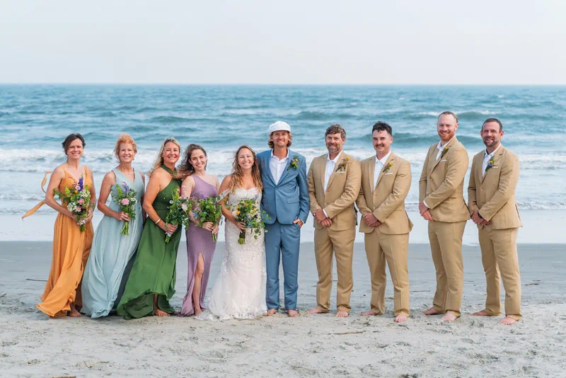 Folly Beach wedding photography