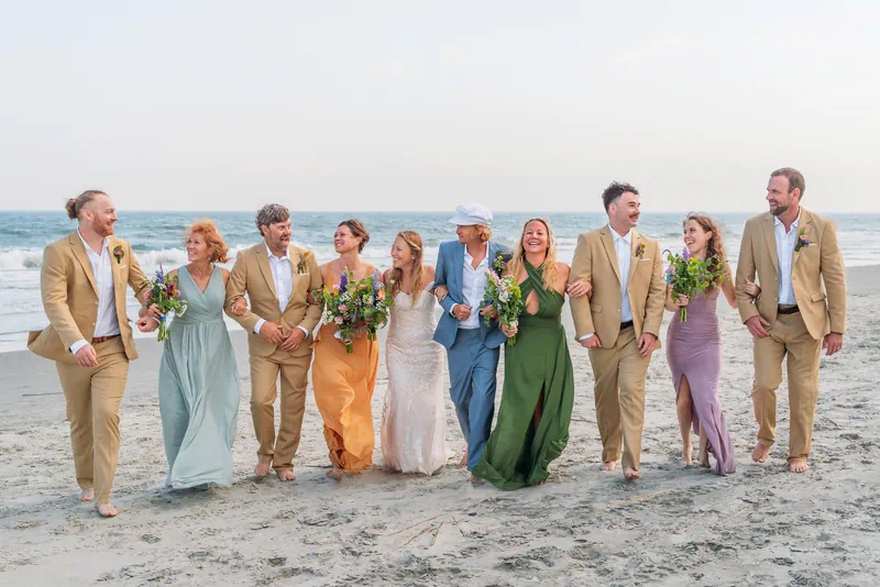 Folly Beach wedding photography