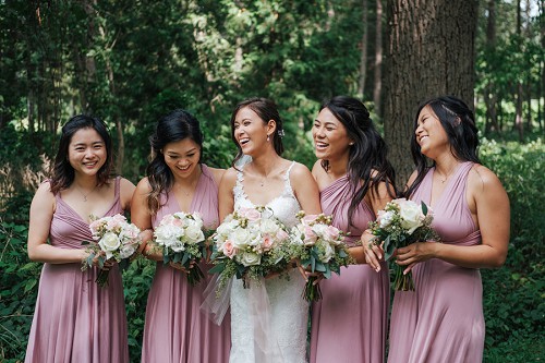 bridesmaids portrait