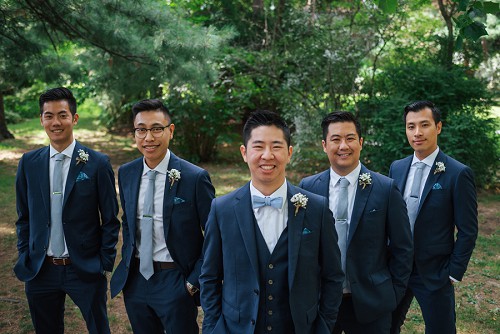 groom and groomsmen