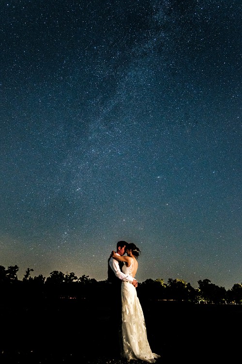 Kurtz orchards wedding at night