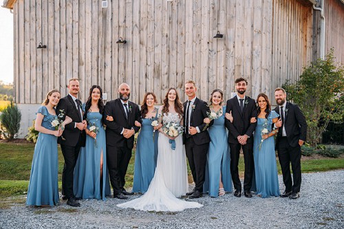 wedding party portrait