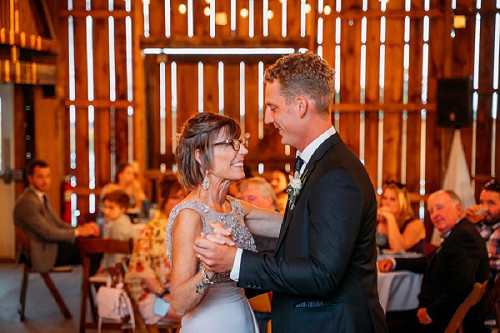 mother and son dance