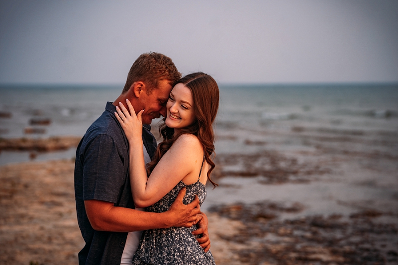 guy making fiance laugh