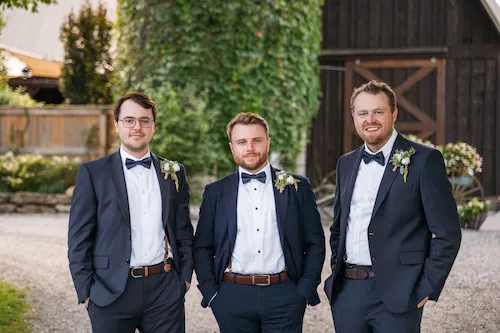 Groom and groomsmen