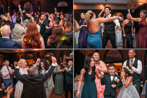 dancing during wedding at the madison hotel