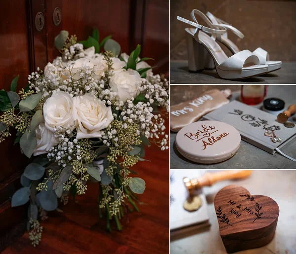 Bridal details at Inn on the Twenty