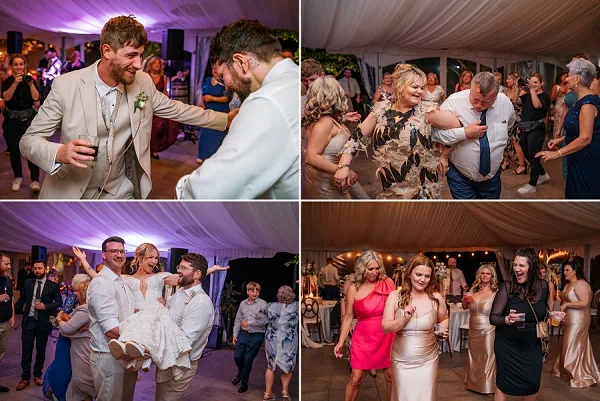 wedding reception sue ann winery