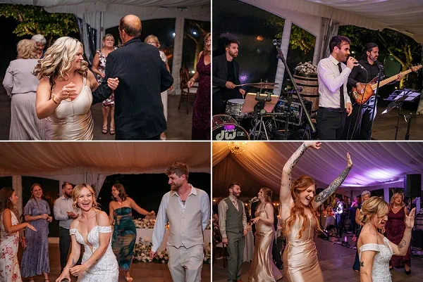 wedding reception sue ann winery