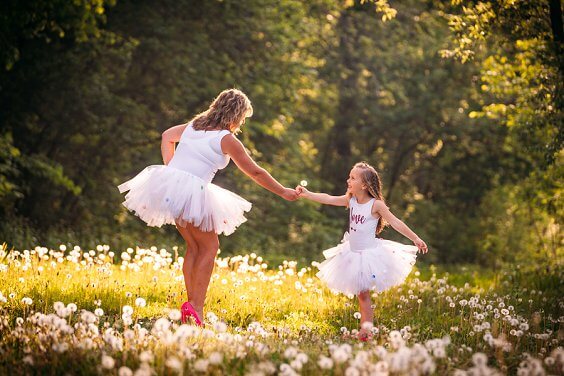 mommy and me portrait