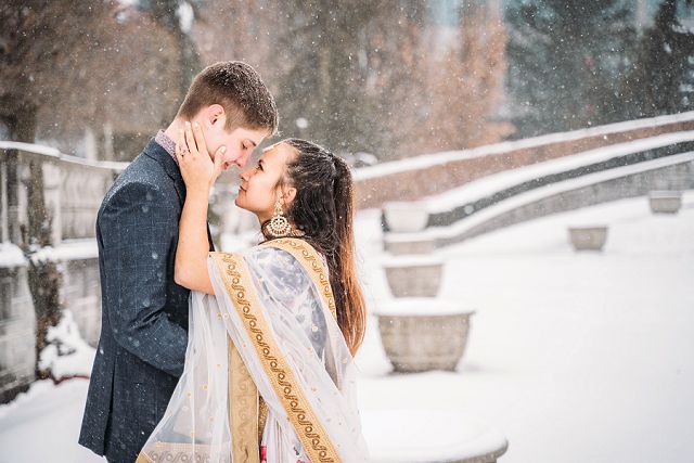 Winter wedding niagara